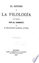 El estudio de la filología en su relación con el Sanskrit