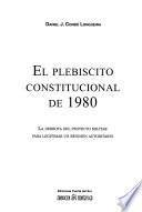 El plebiscito constitucional de 1980
