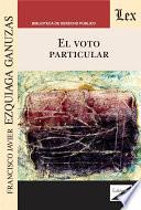 Libro El voto particular