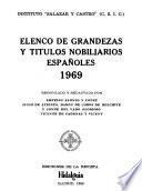 Elenco de grandezas y títulos nobiliarios españoles, 1969