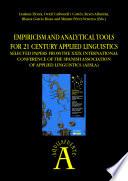 Empiricism and analytical tools for 21 Century applied linguistics