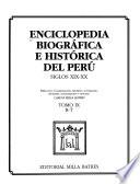 Enciclopedia biográfica e histórica del Perú: R-T