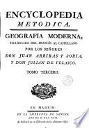 Enciclopedia Metódica, Geografía Moderna