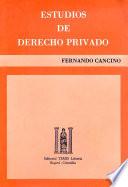 Estudios de derecho privado