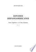 Estudios hispanoamericanos. Temas linguisticos