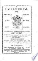 Executorial de hidalguia, nobleza y uso de este escudo de armas, inserta sentencia de la Real Corte de Navarra, obtenida por ... Ignacio Navarro ... y por ... sus hijos ... y por sus aderidos ... en juicio formal con el señor fiscal de su Magestad ...