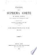 Fallos de la Corte suprema de justicia de la nación