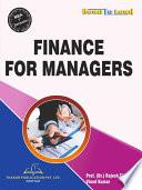 FINANCE FOR MANAGERS