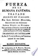 Fuerza de la humana fantasia, tratado escrito en italiano
