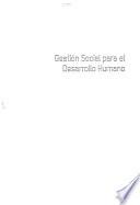 Gestión social para el desarrollo humano