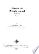 Glosario de Biología Animal