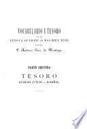 Gramatica y diccionarios (Arte, vocabulario y tesoro) de la lengua Tupi ó Guarani