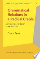 Libro Grammatical Relations in a Radical Creole