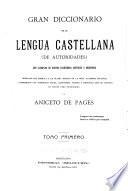 Gran diccionario de la lengua castellana