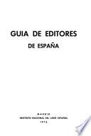 Guía de editores de España