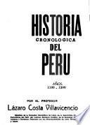 Historia cronológica del Perú