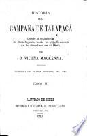 Historia de la campaña de Tarapacá