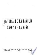 Historia de la familia Saenz de la Peña