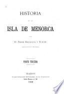 Historia de la isla de Menorca