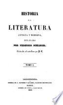 Historia de la literatura antigua y moderna