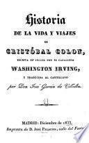 Historia de la vida y viajes de Cristóbal Colon
