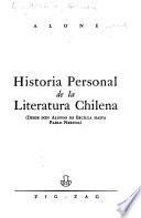 Historia personal de la literatura chilena