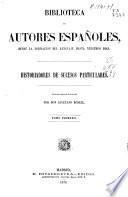 Historiadores de sucesos particulares