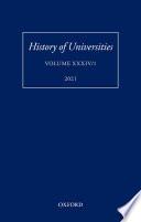 Libro History of Universities: Volume XXXIV/1