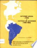 Informe Anual (1983) y Sintesis de Acciones (1980-1983)