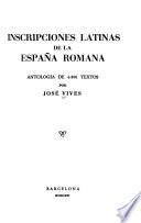 Inscripciones latinas de la España romana