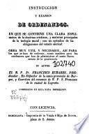 Instruccion y examen de ordenandos
