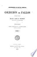 Jurisprudencia en materia comercial Colección de fallos