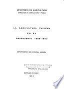 La agricultura chilena en el quinquenio 1956-1960