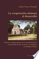 Libro La cooperación alemana al desarrollo