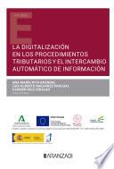 La digitalización en los procedimientos tributarios y el intercambio automático de información