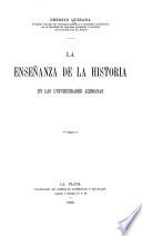 La enseñanza de la historia en las universidades alemanas