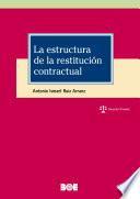 Libro La estructura de la restitución contractual