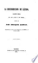 La Resurreccion de Lazaro