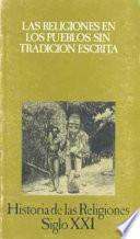 Libro Las Religiones en los pueblos sin tradición escrita