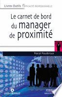 Le carnet de bord du manager de proximité