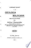 Lorenzo Sundt y la geologia boliviana