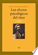 Libro Los efectos psicológicos del vino, 1880