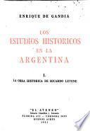 Los estudios históricos en la Argentina