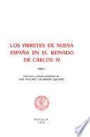 Los virreyes de Nueva España en el reinado de Carlos IV