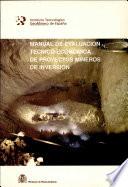 Manual de evaluación técnico-económica de proyectos mineros de inversión