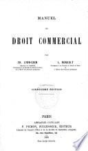 Manuel de droit commercial