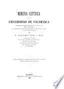 Memoria histórica de la Universidad de Salamanca redactada de órden superior por Alejandro Vidal