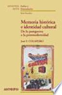 Memoria histórica e identidad cultural