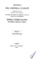 Memorias del general O'Leary: Documentos
