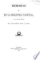 Memorias leidas en la biblioteca nacional, en lassesiones públicas de los años 1858 y 1859